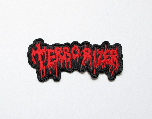 TERRORIZER - Logo  --- Embroidered Patch.JPG