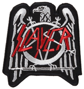 SLAYER - EAGLE  [ iron on] -- Embroidered  Patch 