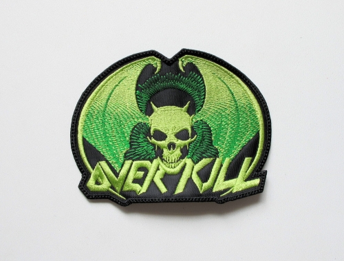OVERKILL - Logo Bat  --- Embroidered Patch.JPG