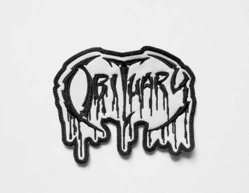 OBITUARY -  [white] Logo  --- Embroidered Patch.JPG