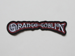ORANGE GOBLIN  -  Logo Shaped  --- Embroidered Patch   
