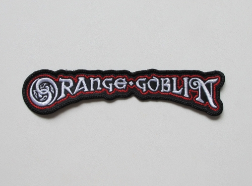 ORANGE GOBLIN  -  Logo Shaped  --- Embroidered Patch.JPG