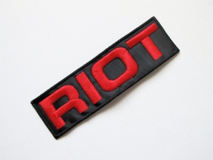 Naszywka Haftowana RIOT  - Logo 