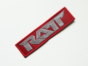 Naszywka Haftowana RATT  - Logo [silver]