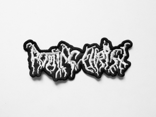 ROTTING CHRIST - Logo Shaped  --- Embroidered Patch.JPG