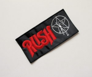 RUSH - Logo  --- Embroidered Patch  