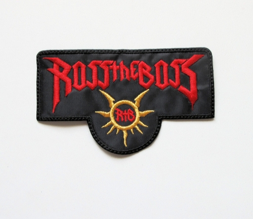 ROSS THE BOSS  - Logo  --- Embroidered Patch.JPG
