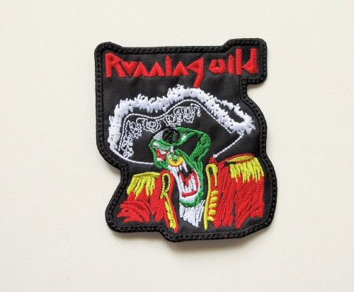 RUNNING WILD - Pirate  --- Embroidered Patch.JPG