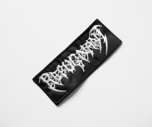 REPUGNANT - Logo [white]  --- Embroidered Patch   