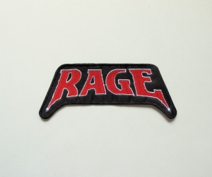 RAGE - Logo  --- Embroidered Patch 