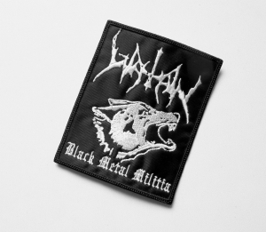 WATAIN - Black Metal Militia Rectangular --- Embroidered Patch  