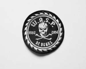W.A.S.P. - 32 Year Anniversary  --- Embroidered Patch  