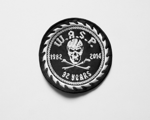 W.A.S.P. - 32 Year Anniversary  --- Embroidered Patch.JPG