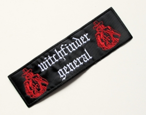 WITCHFINDER GENERAL - Strip  --- Embroidered Patch 