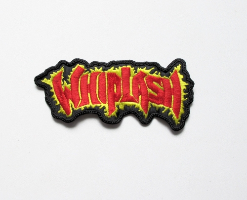 WHIPLASH - Logo Shape  --- Embroidered Patch.JPG