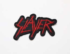 SLAYER - Logo [red]  --- Embroidered Patch 