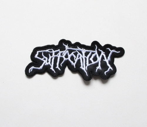 SUFFOCATION - Logo [white] --- Embroidered Patch.JPG