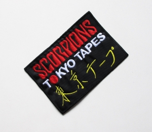 SCORPIONS - Tokyo Tapes  --- Embroidered Patch 