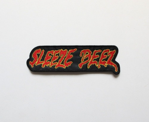 SLEEZE BEEZ - Logo  --- Embroidered Patch.JPG