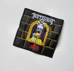 TESTAMENT - The Legacy  --- Embroidered Patch   