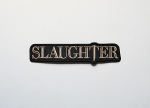 Naszywka Haftowana SLAUGHTER - Logo 