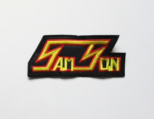 SAMSON -  Logo  --- Embroidered Patch 