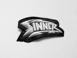 Naszywka Haftowana SINNER - Logo