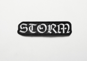 STORM  -  Logo  --- Embroidered Patch  