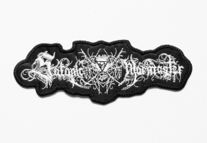 Naszywka Haftowana SATANIC WARMASTER  -  Shaped Logo  