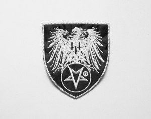 SATANIC WARMASTER - Shield  --- Embroidered Patch  