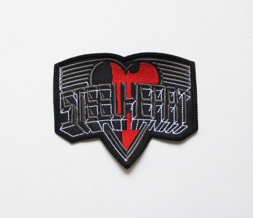 STEEL HEART - Logo --- Embroidered Patch.JPG