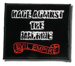RAGE AGAINST THE MACHINE -- Embroidered Patch  