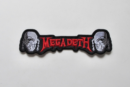 MEGADETH - Skulls Logo --- Embroidered Patch.JPG