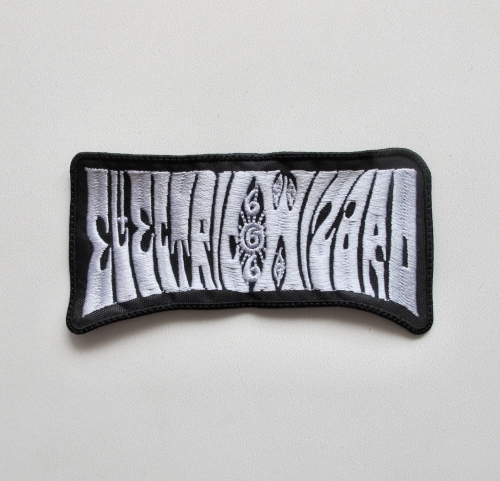 ELECTRIC WIZARD - Outlines Logo [white] -- Embroidered Patch.JPG