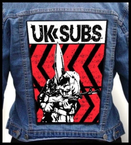 UK SUBS - Warhead -- Backpatch