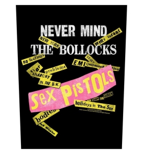 SEX PISTOLS - NEVER MIND THE BOLLOCKS -- Official Backpatch 