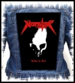 VOMITOR - Bleeding the Priest -- backpatch back patch.jpg