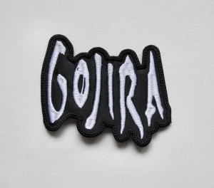 Naszywka Haftowana GOJIRA - Logo Shaped [white]