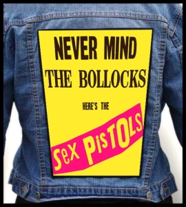 SEX PISTOLS - Never Mind the Bollocks -- Backpatch
