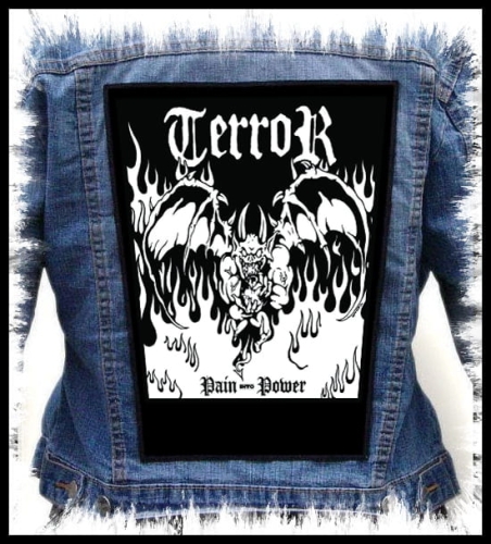 TERROR - Pain Into Power  -- backpatch back patch.jpg