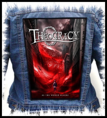 THEOCRACY - As the World Bleeds -- backpatch back patch.jpg