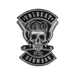 VOLBEAT - DENMARK  [ iron on] -- Embroidered  Patch