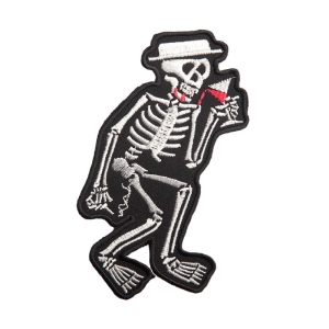 SOCIAL DISTORTION [ iron on] -- Embroidered  Patch 