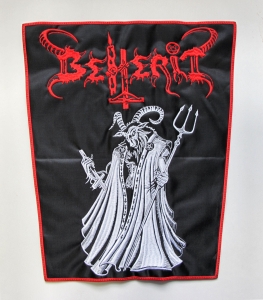 BEHERIT - At the Devil's ... -- Embroidered Backpatch 