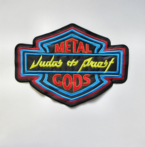 JUDAS PRIEST - Metal Gods --- Embroidered Back Patch Backpatc.JPG