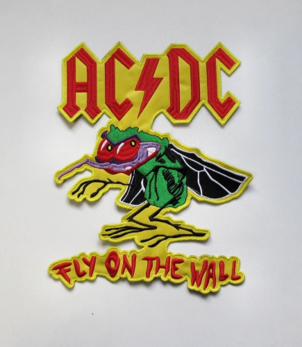 ACDC - Fly On The Wall  --- Embroidered Patch.JPG