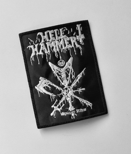 HELLHAMMER - Satanic Rites --- Embroidered Patch.JPG
