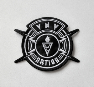 VNV NATION - Logo Shaped --- Embroidered Patch 