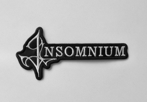 INSOMNIUM - Logo Shaped --- Embroidered Patch 