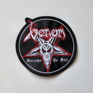 Naszywka Haftowana VENOM - Welcome to Hell [white] 